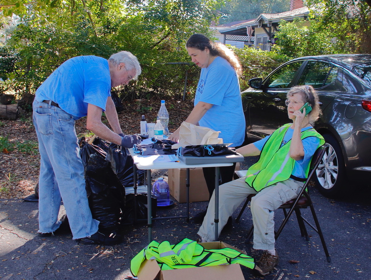 Howard, Irene and Marcia at “Command Central